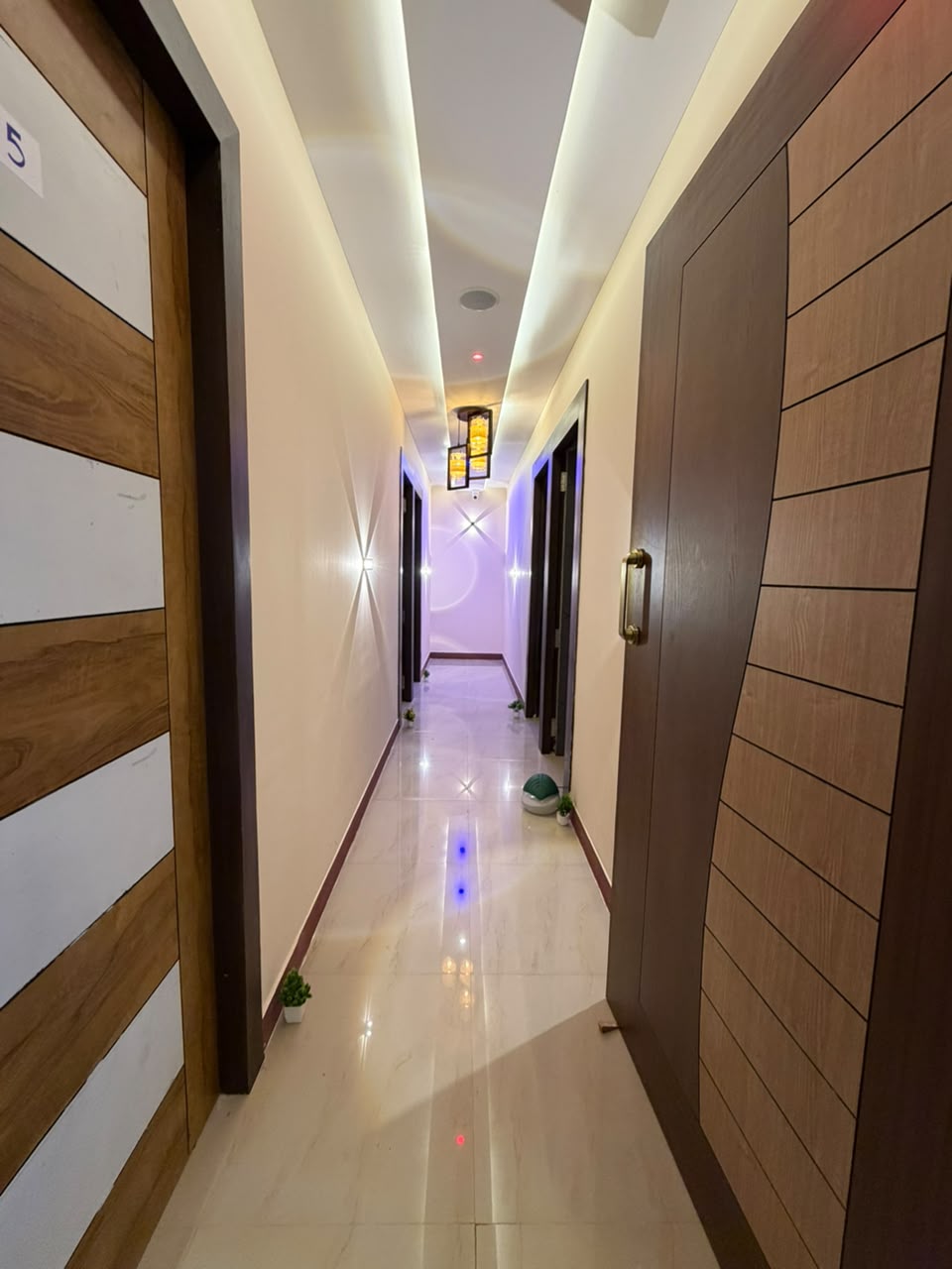 Illuminated Private Therapy Corridor